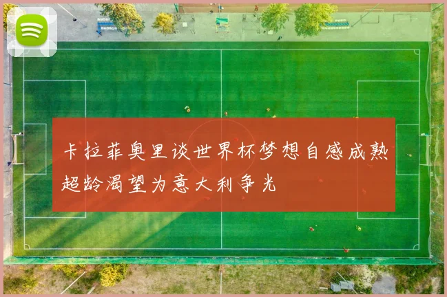 卡拉菲奥里谈世界杯梦想自感成熟超龄渴望为意大利争光